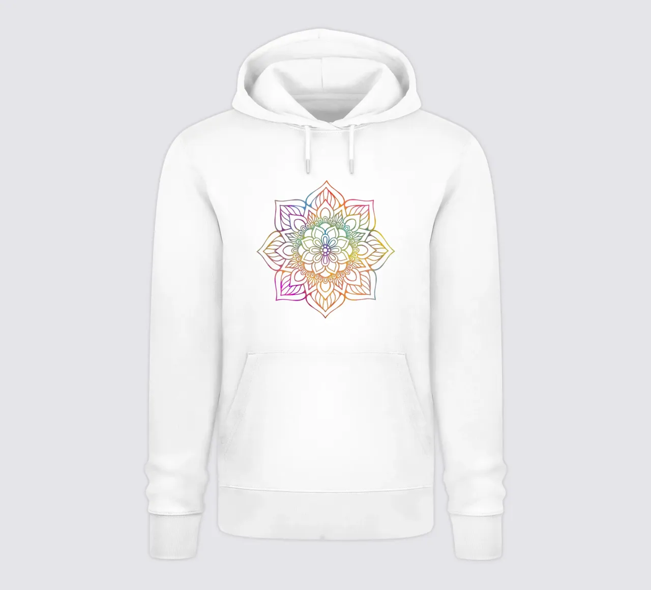 Mandala arcobaleno felpa con cappuccio da Spiritual Touch
