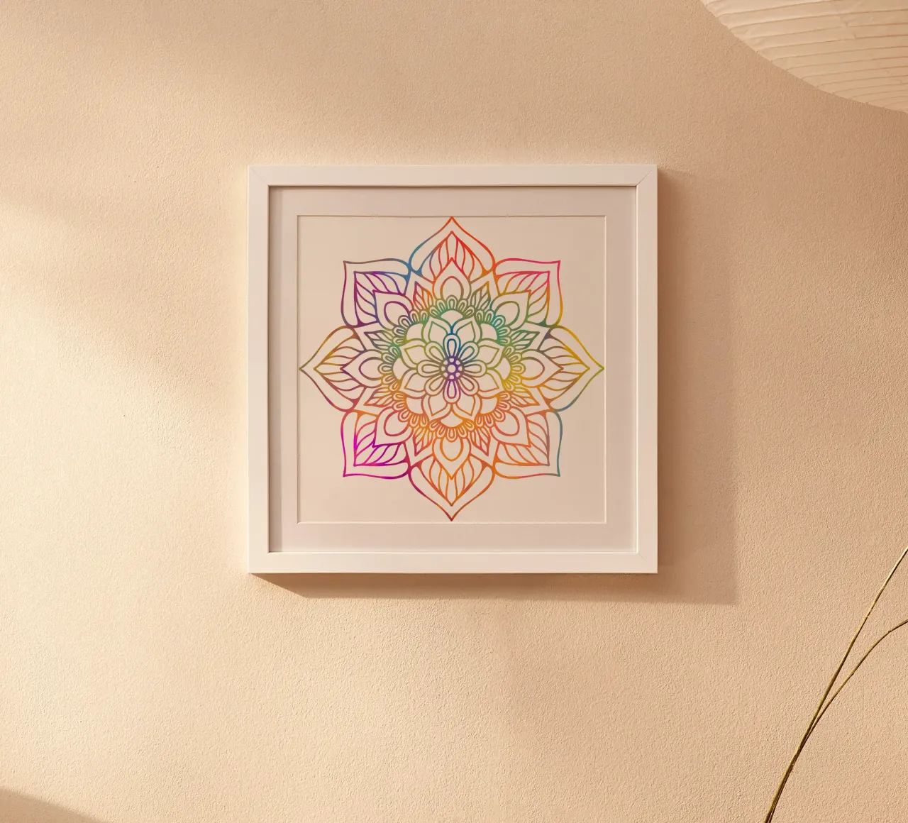Rainbow Mandala poster by Spiritual Touch