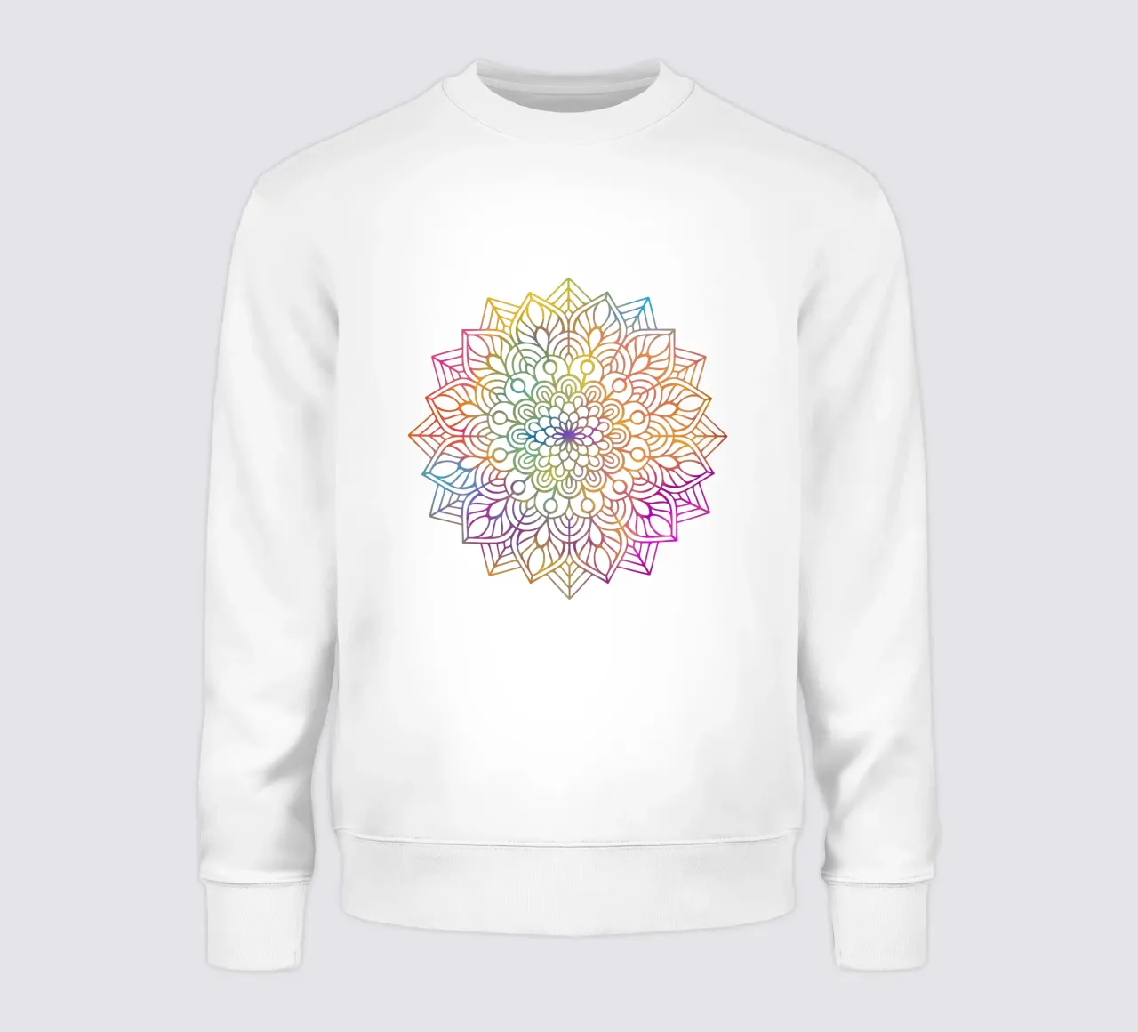 Mandala arcobaleno felpa da Spiritual Touch