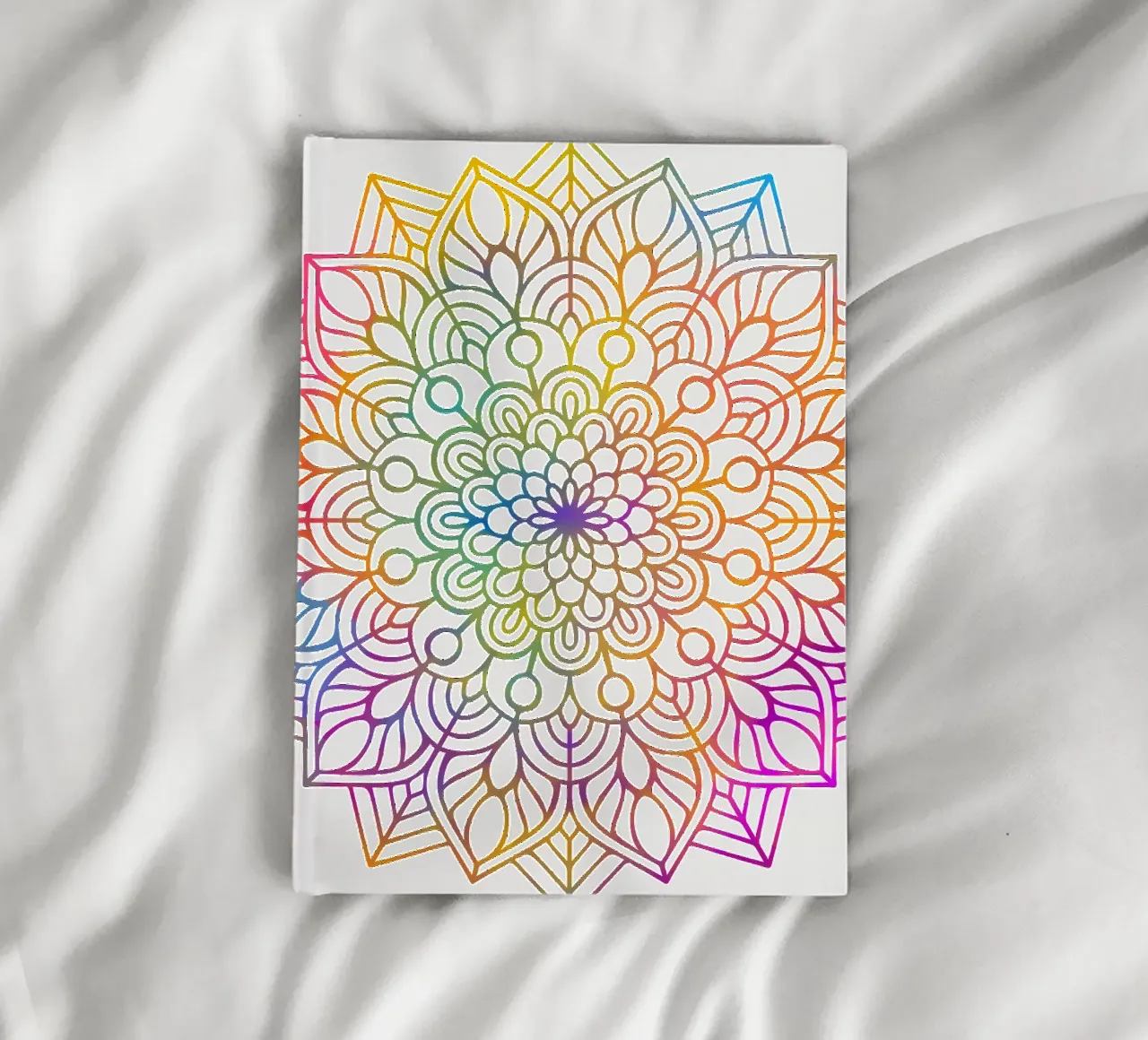 Rainbow Mandala notebook by Spiritual Touch
