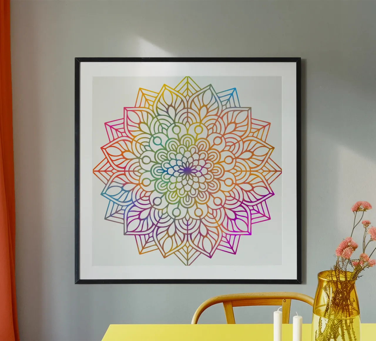 Mandala arcobaleno carta hahnemühle da Spiritual Touch