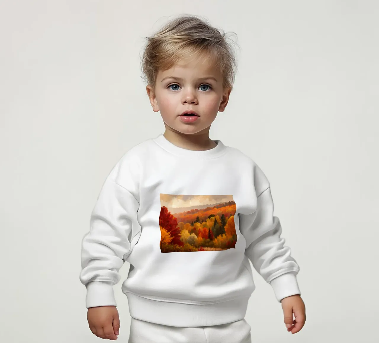 L'abbraccio dell'autunno felpa neonato da Artistic-shop