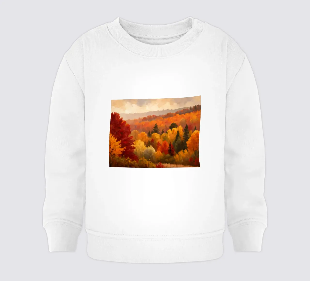 L'abbraccio dell'autunno felpa neonato da Artistic-shop