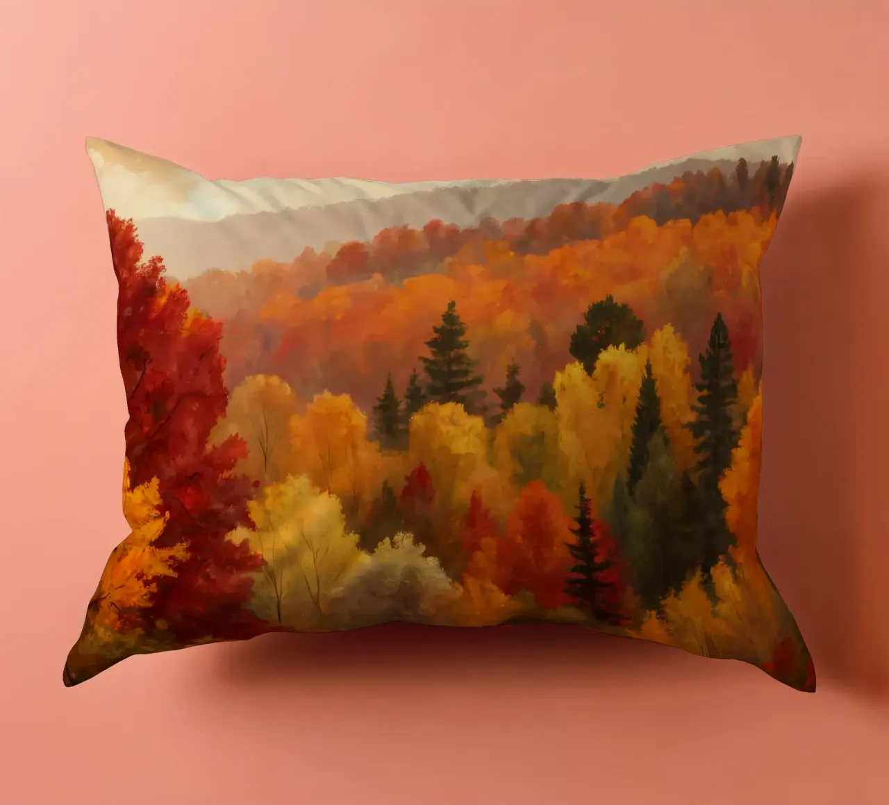 L'abbraccio dell'autunno cuscino da Artistic-shop