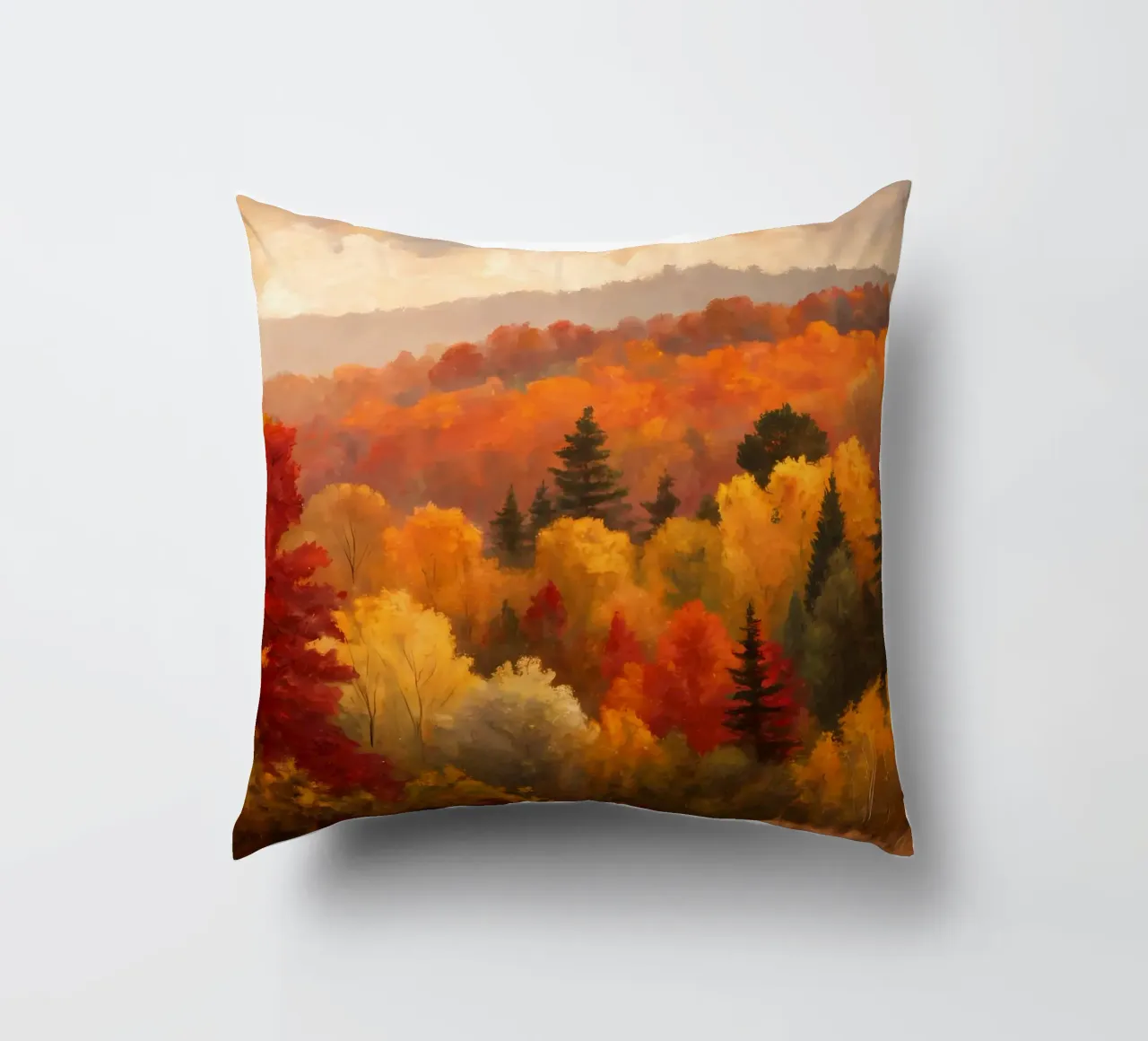 L'abbraccio dell'autunno cuscino da Artistic-shop