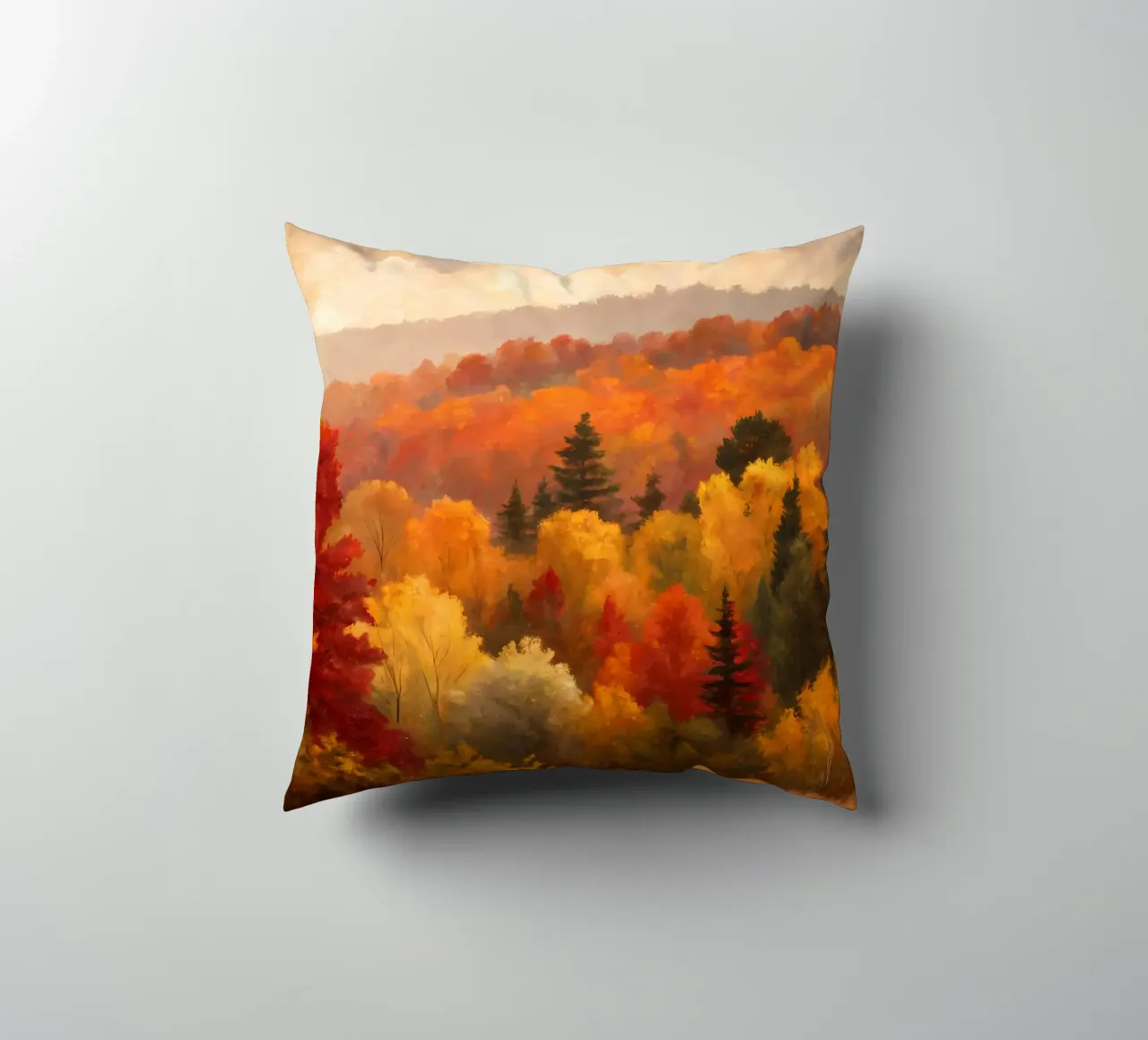 L'abbraccio dell'autunno cuscino da Artistic-shop
