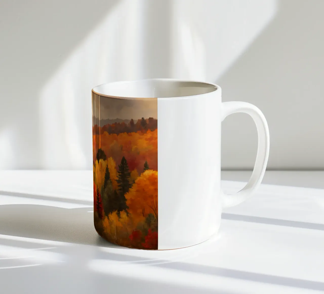 L'abbraccio dell'autunno tazza in ceramica da Artistic-shop