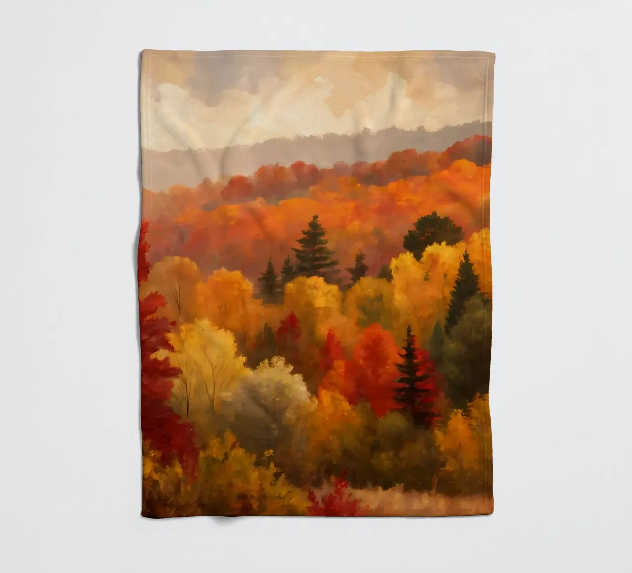 L'abbraccio dell'autunno coperta in pile da Artistic-shop