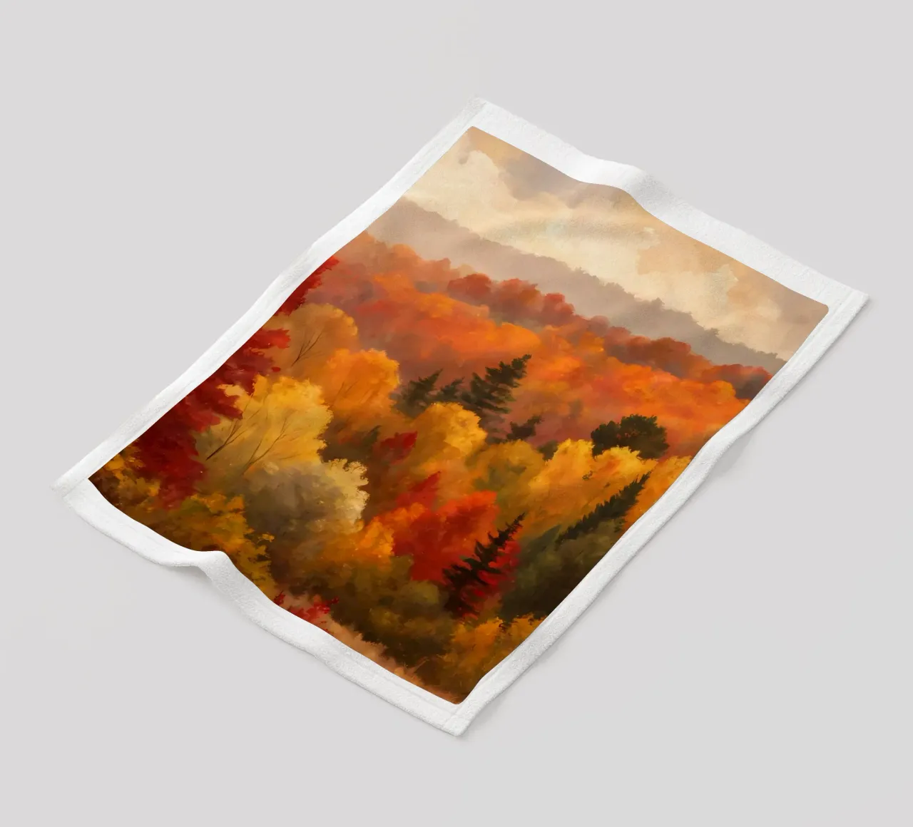 L'abbraccio dell'autunno coperta in pile da Artistic-shop