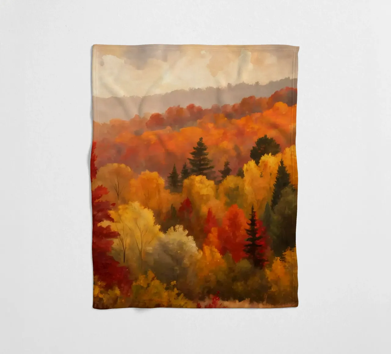 L'abbraccio dell'autunno coperta in pile da Artistic-shop