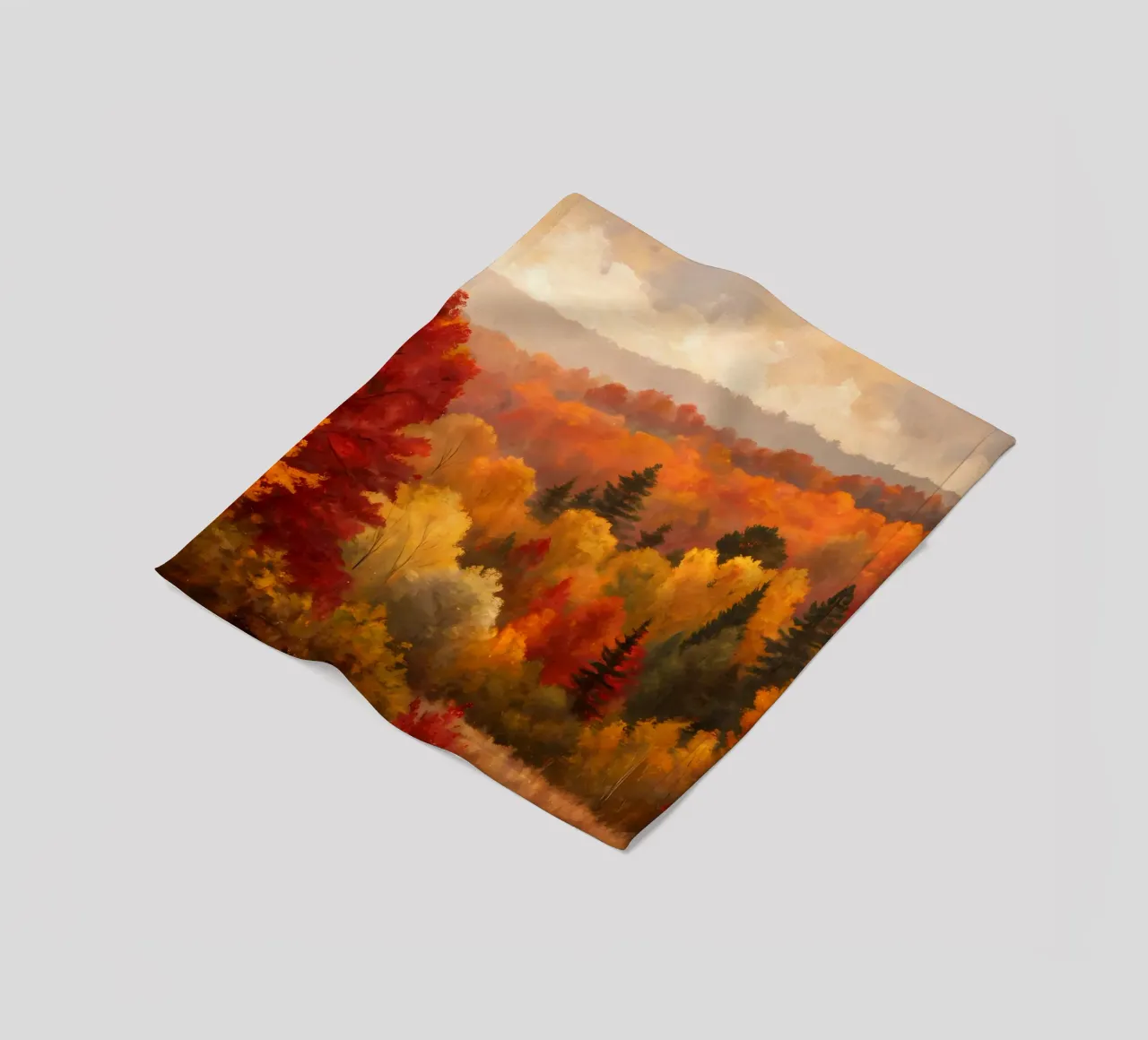 L'abbraccio dell'autunno coperta in pile da Artistic-shop