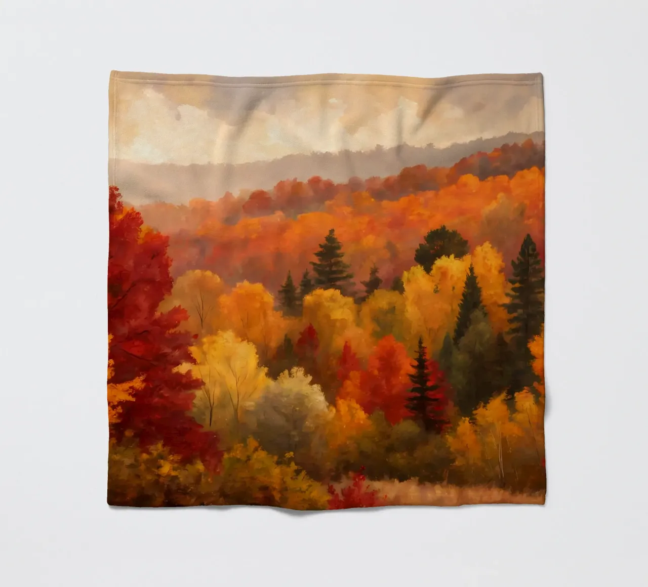 L'abbraccio dell'autunno coperta in pile da Artistic-shop
