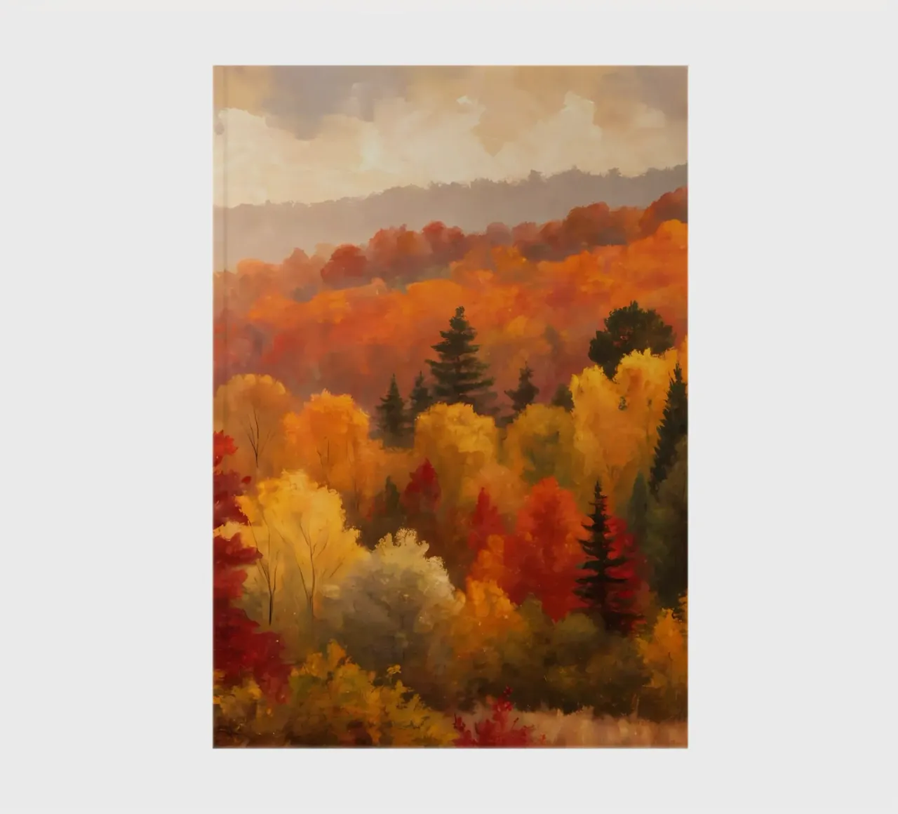 L'étreinte de l'automne carnet de notes de Artistic-shop