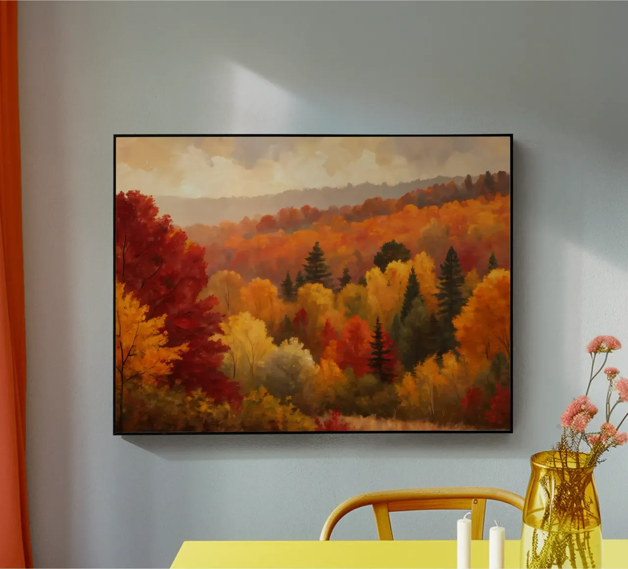 L'abbraccio dell'autunno plexiglass da Artistic-shop
