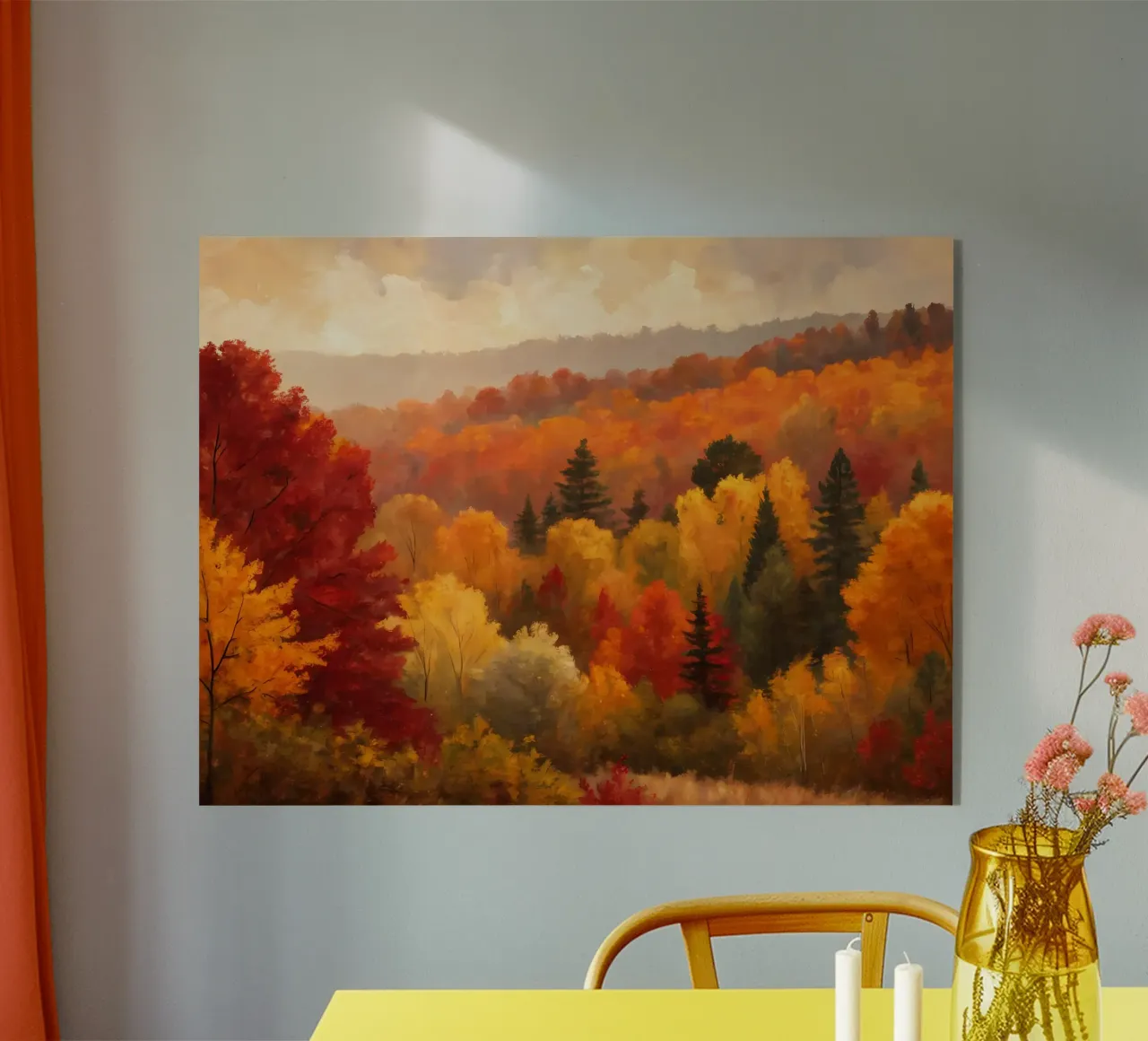 L'abbraccio dell'autunno plexiglass da Artistic-shop