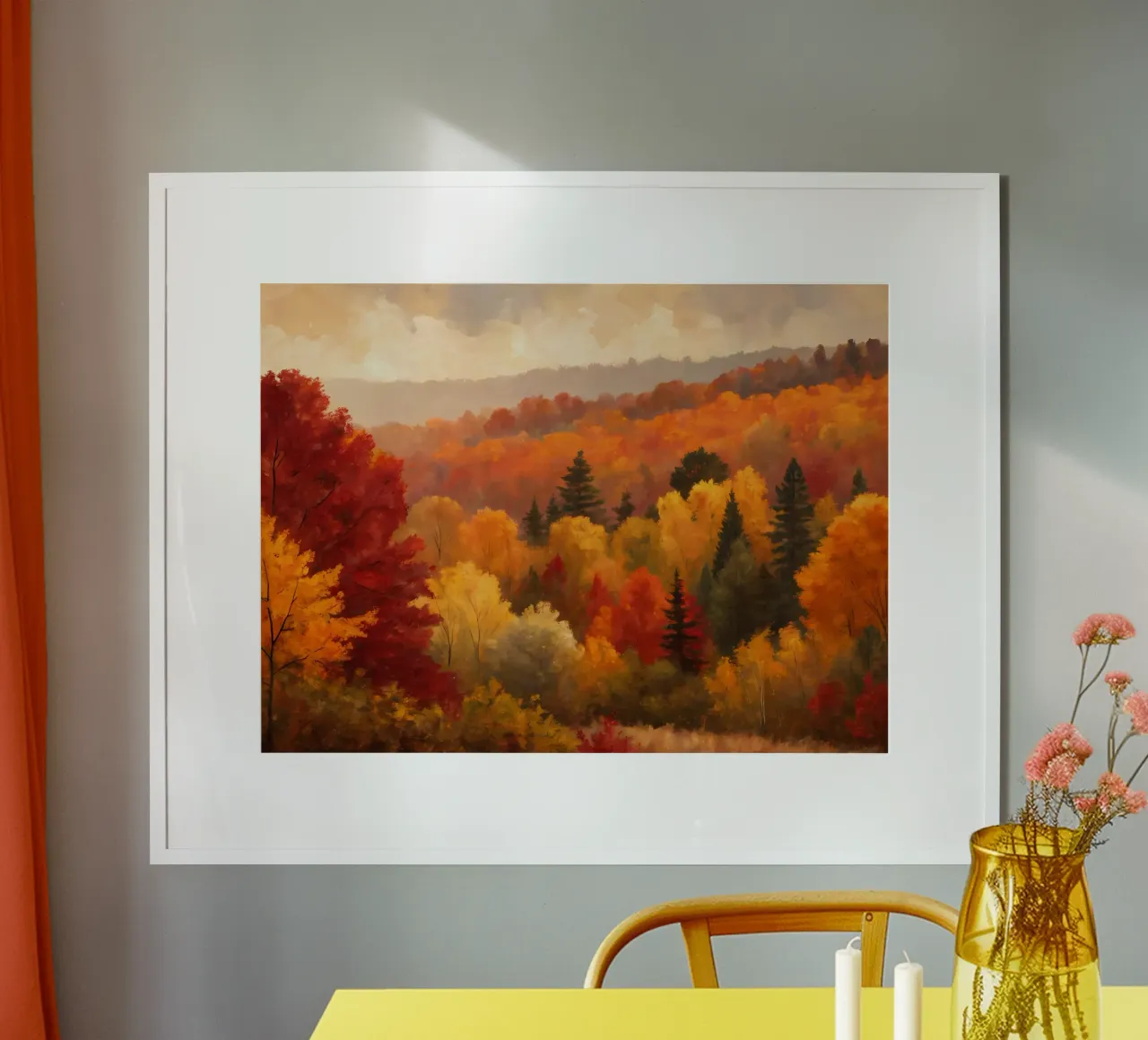 L'abbraccio dell'autunno poster da Artistic-shop