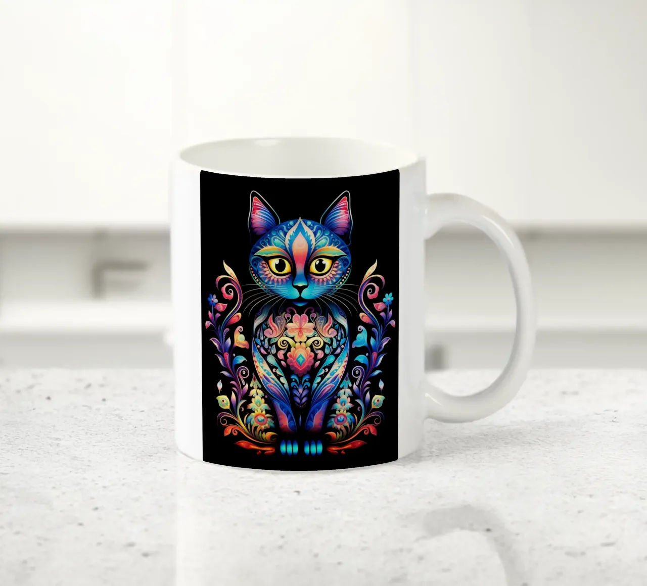 Vernice mandala tazza in ceramica da Spiritual Touch