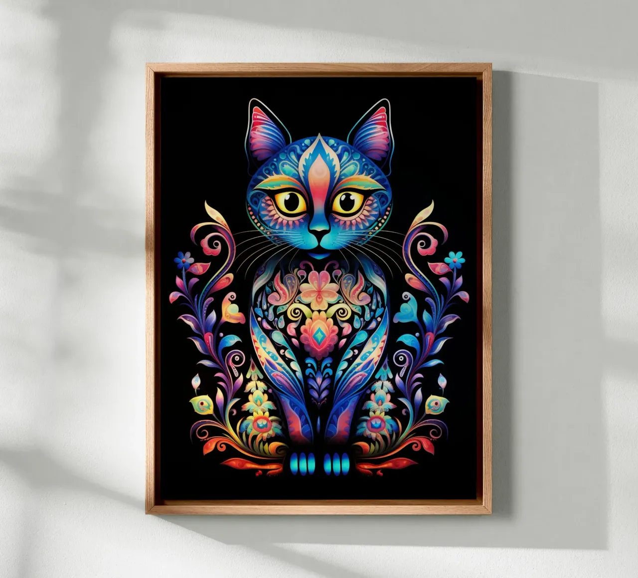 Mandala verf canvas met Baklijst van Spiritual Touch