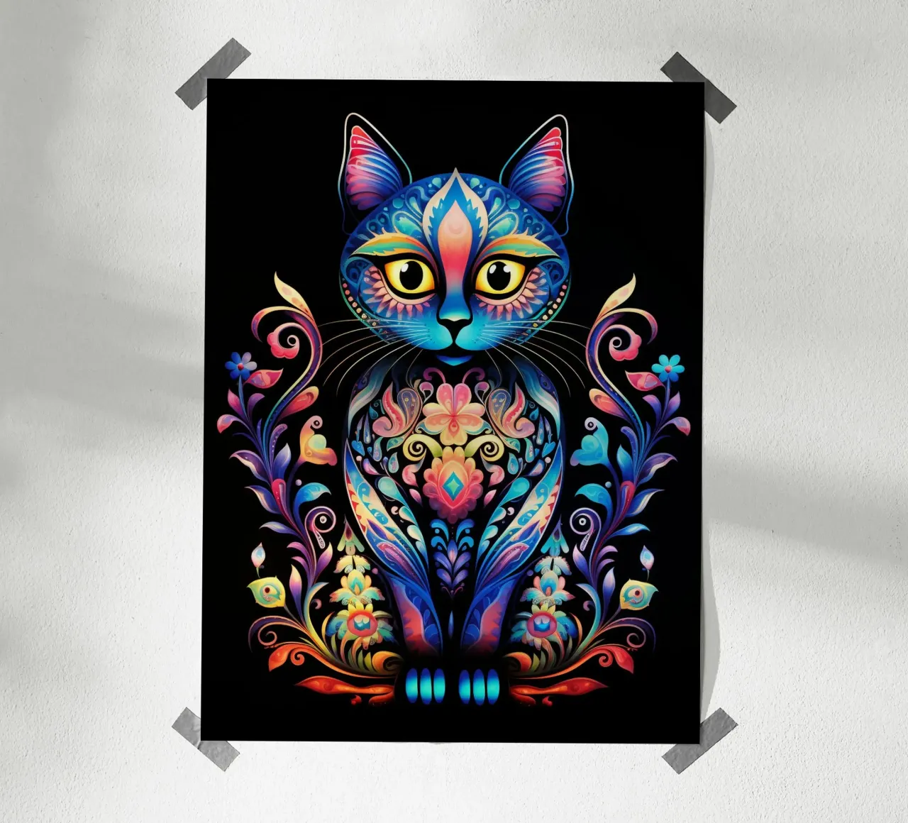 Vernice mandala poster con telaio in plastica da Spiritual Touch
