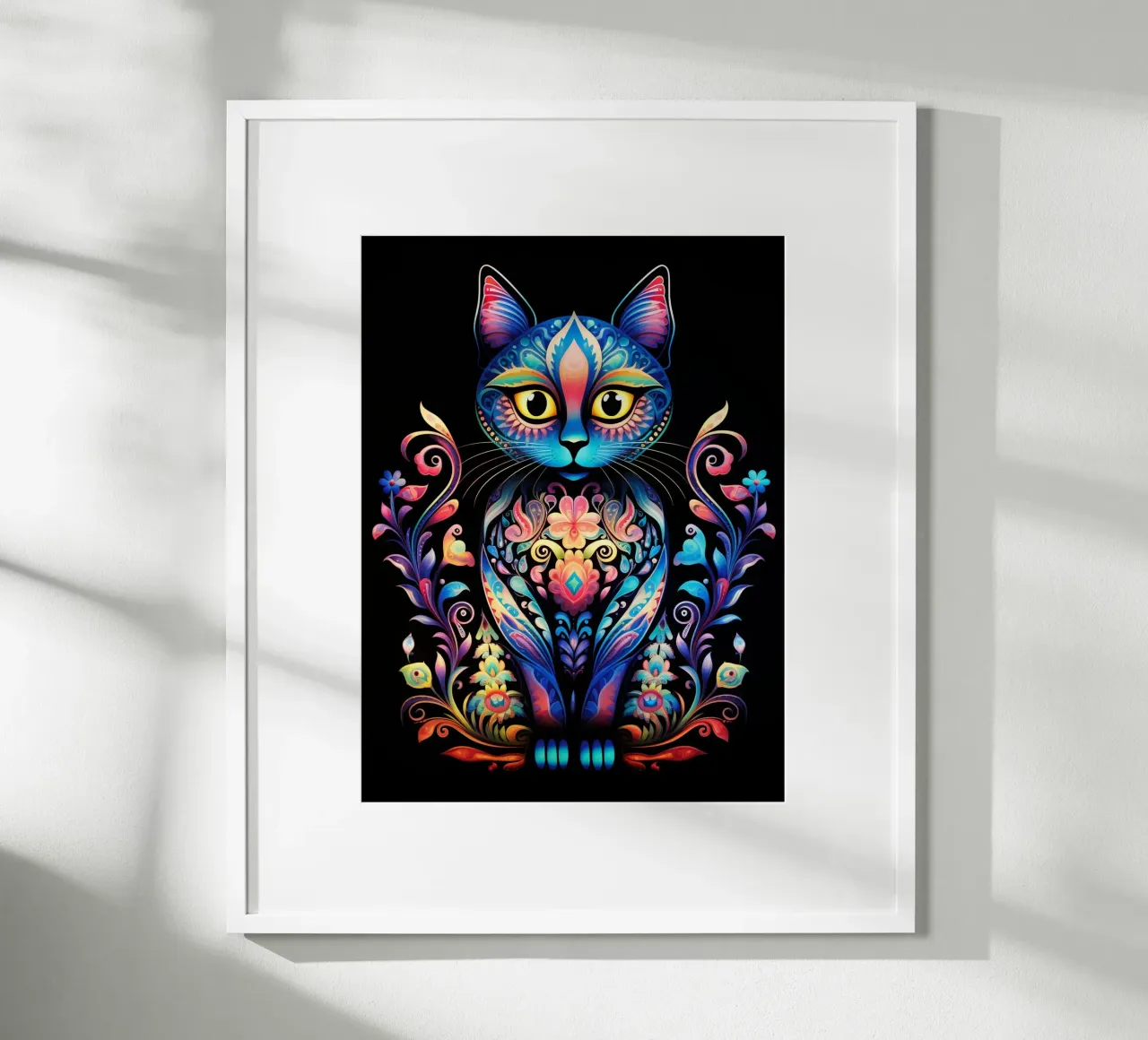 Vernice mandala poster con telaio in plastica da Spiritual Touch