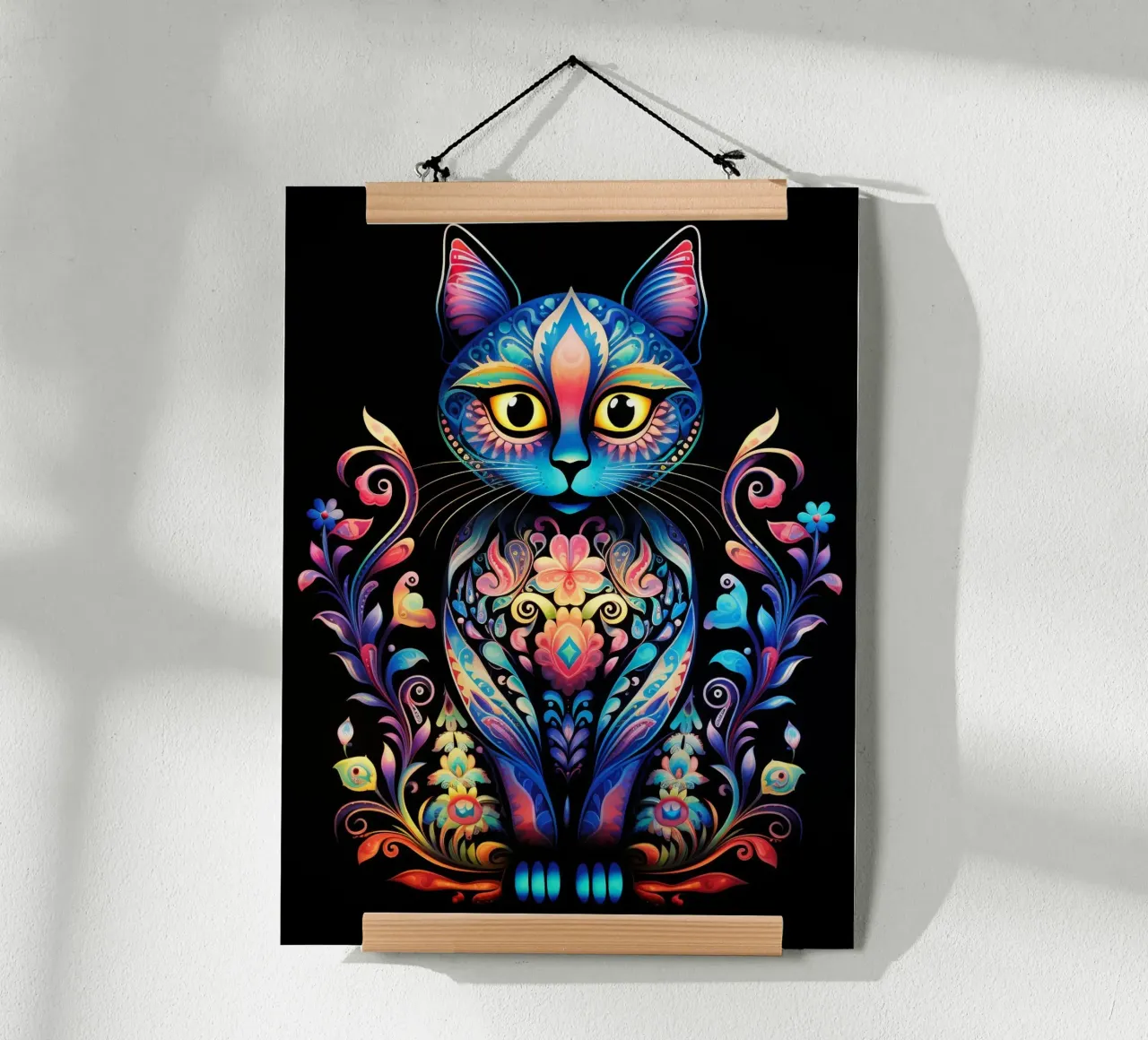 Vernice mandala poster con telaio in plastica da Spiritual Touch