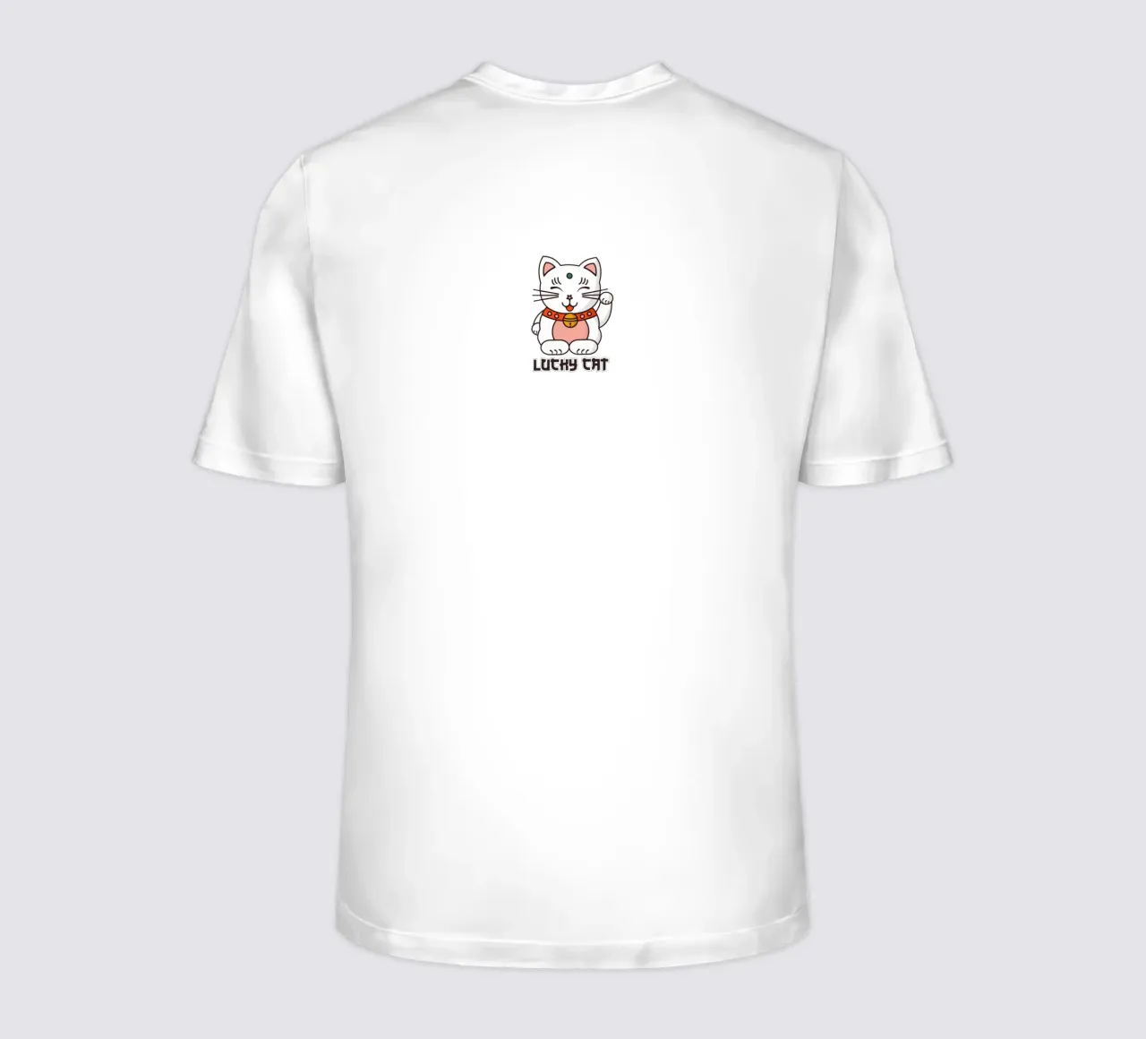 Lucky Cat - Japanese Maneki Neko Print t-shirt da showmemars