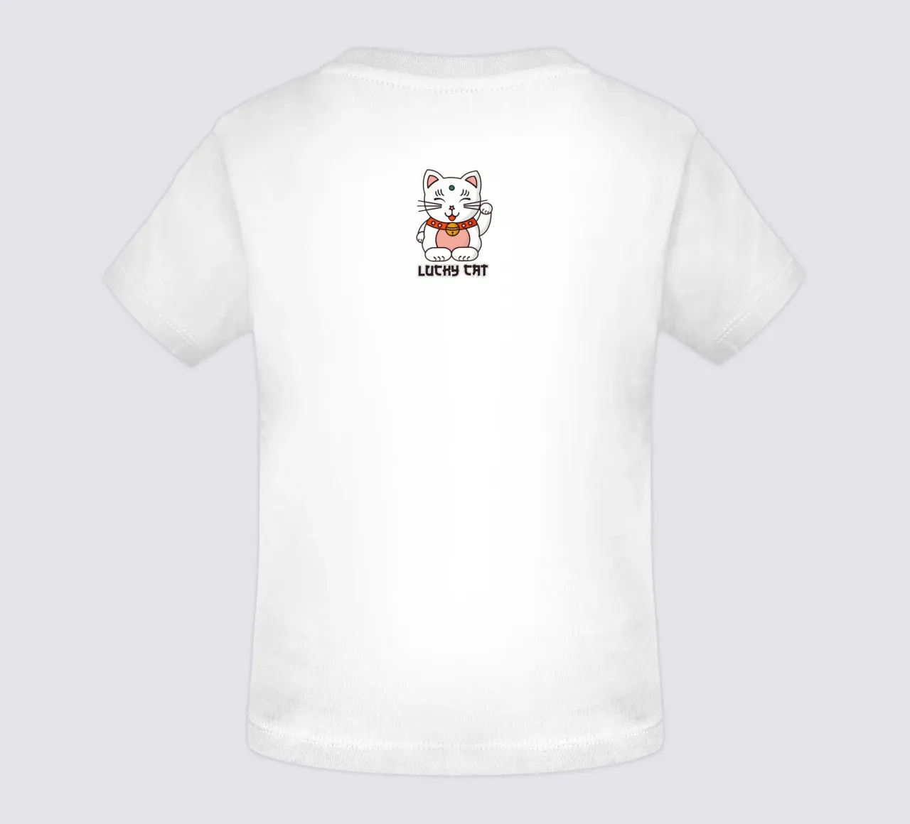 Lucky Cat - Japanese Maneki Neko Print maglietta neonato da showmemars