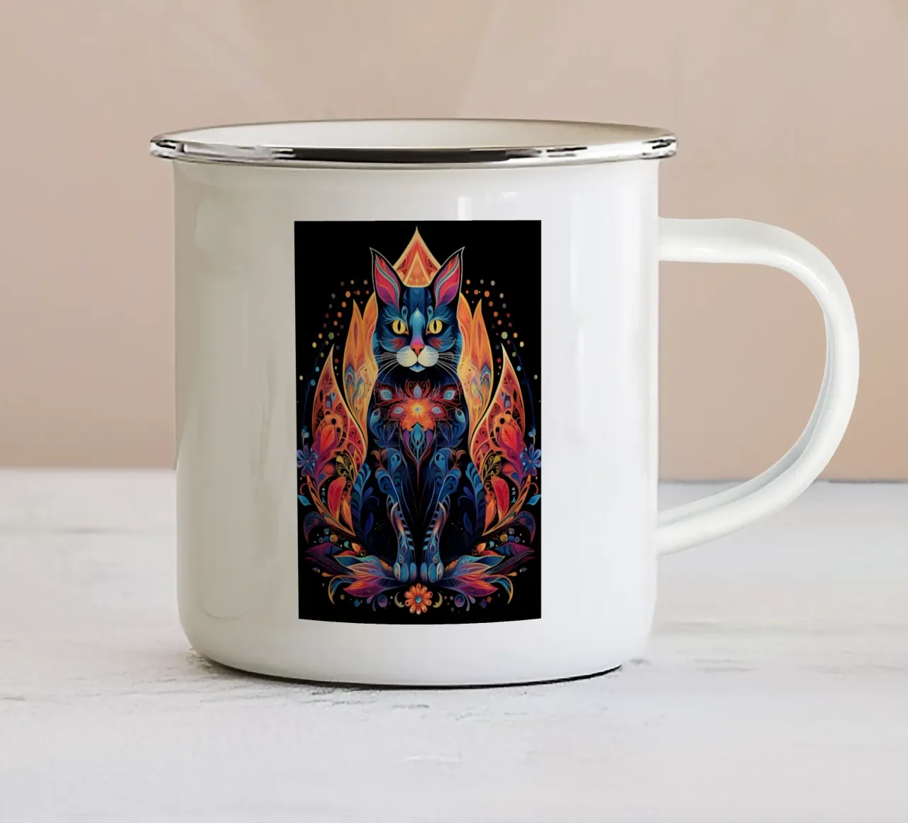 Vernice mandala tazza in smalto da Spiritual Touch