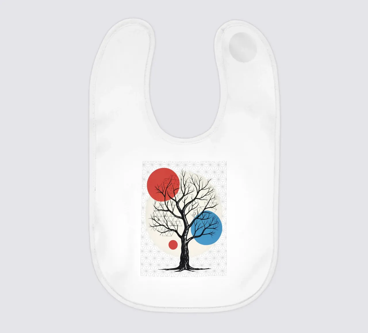 Stripped Geometry baby bib by Artistic-shop