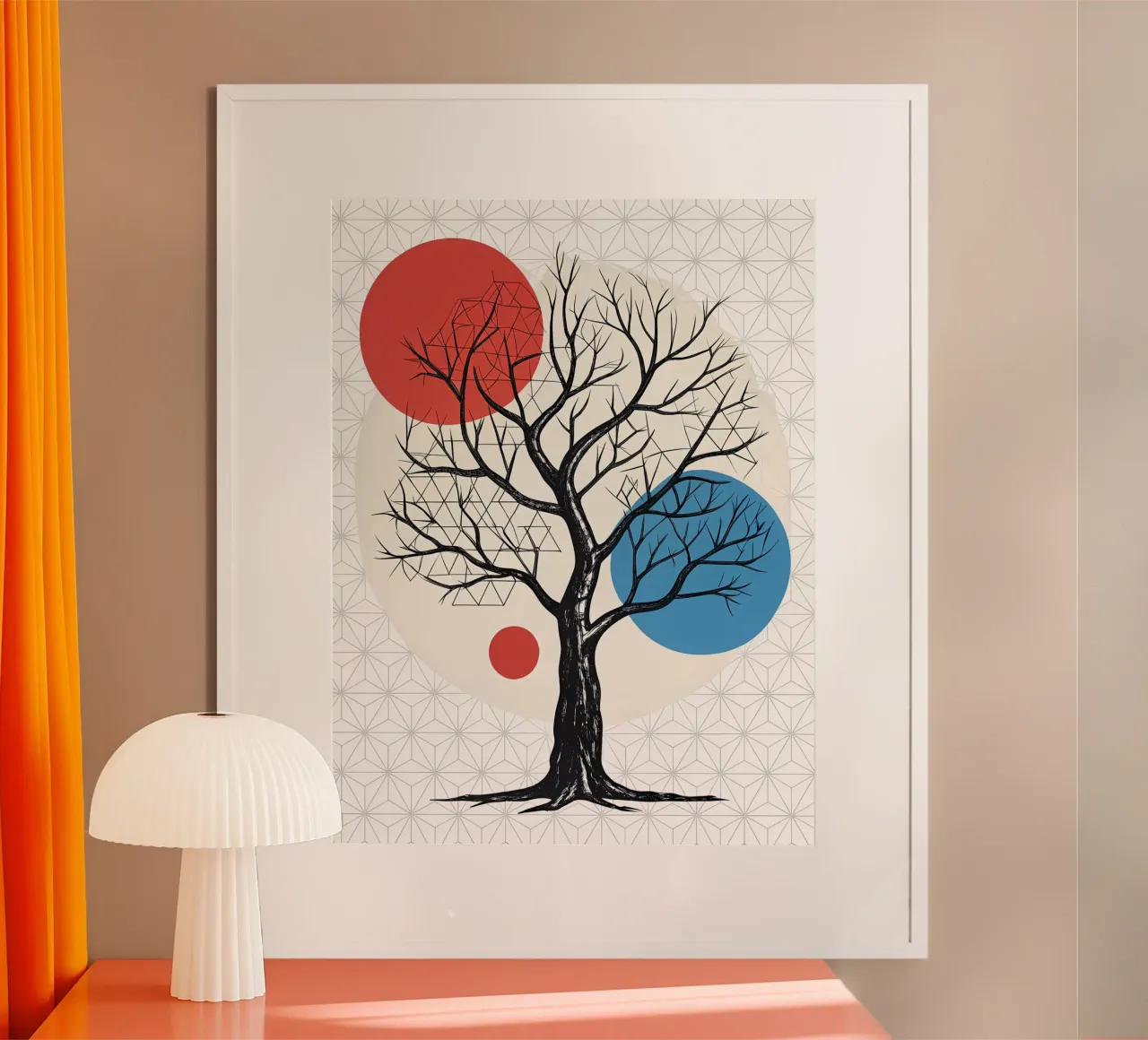 Gestripte geometrie hahnemühle van Artistic-shop