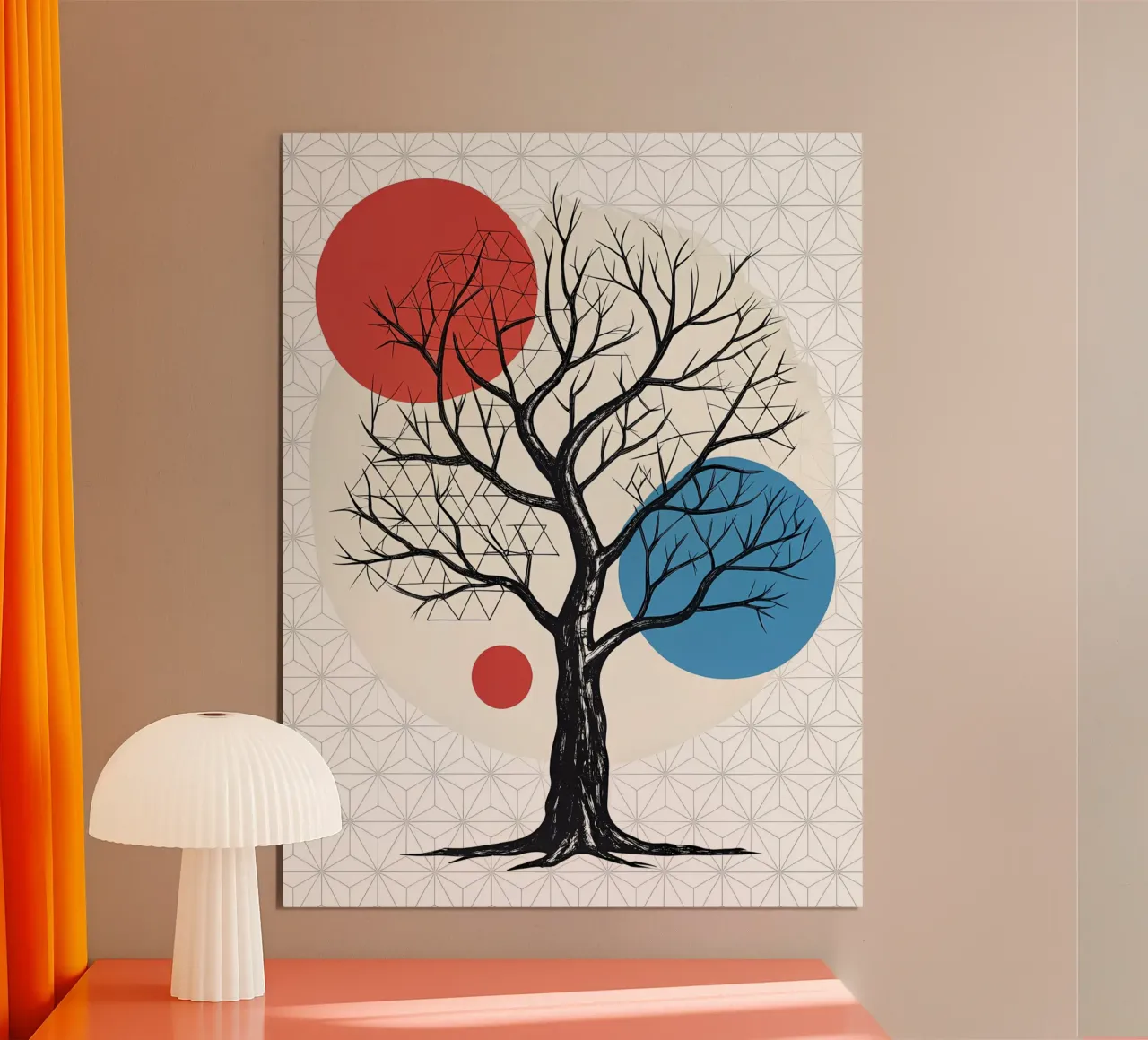 Gestripte geometrie hahnemühle van Artistic-shop