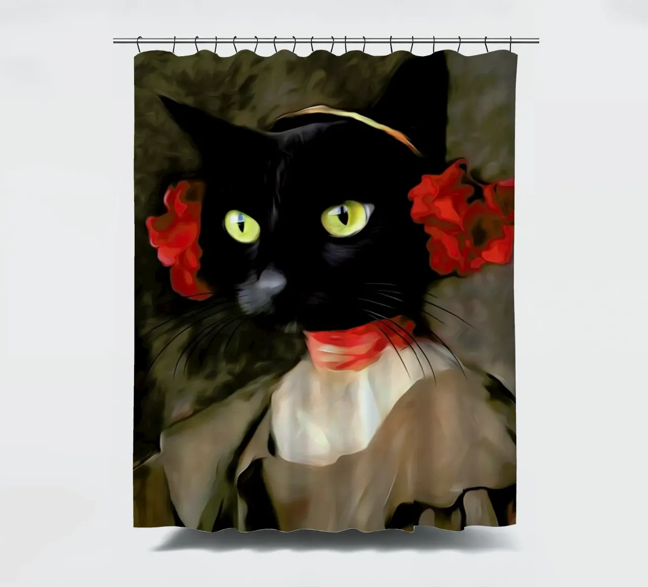 Little Cap shower curtain by Tein Lucasson