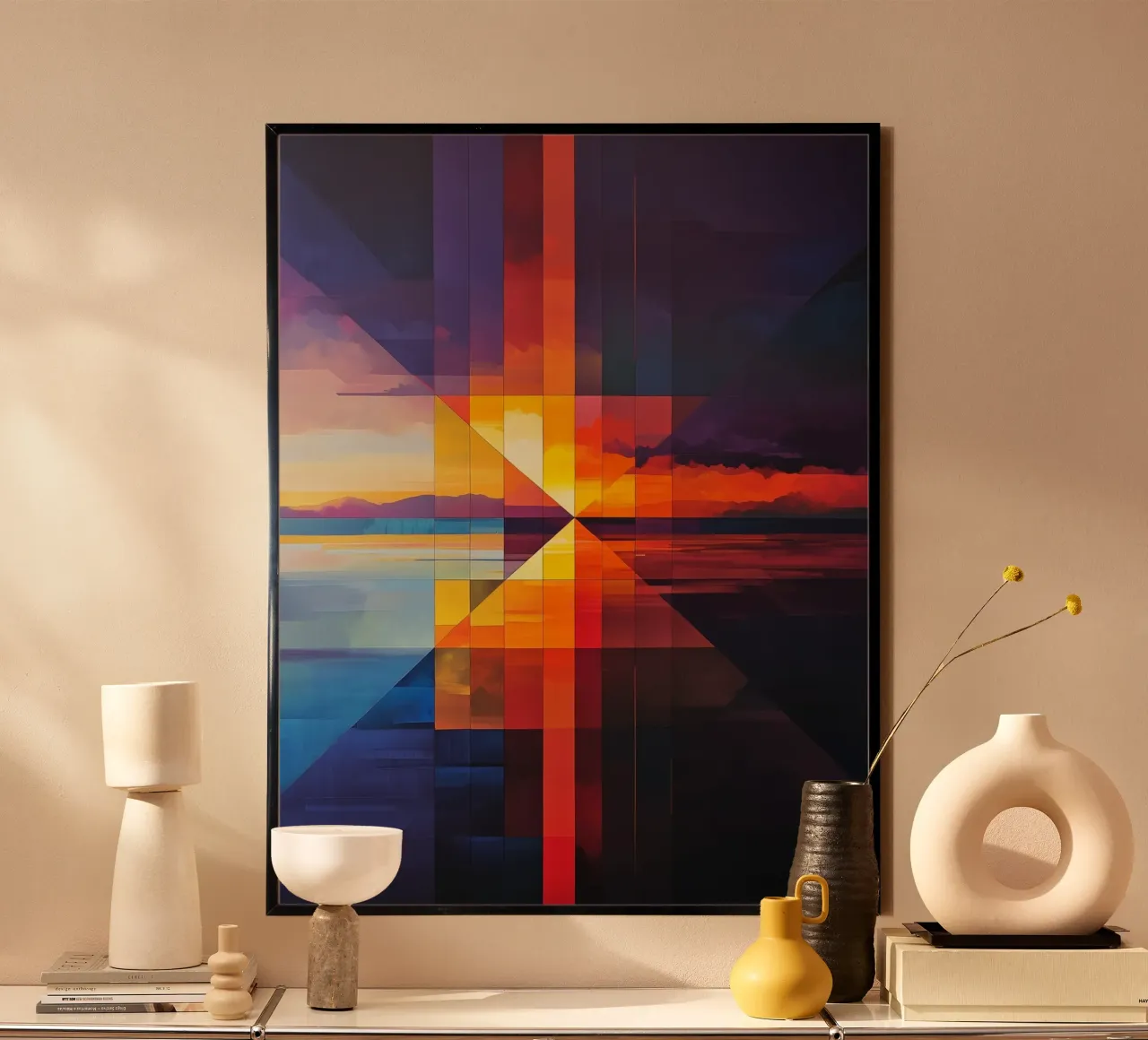 Landshapes 2 poster con telaio in alluminio da The Quiet Senju