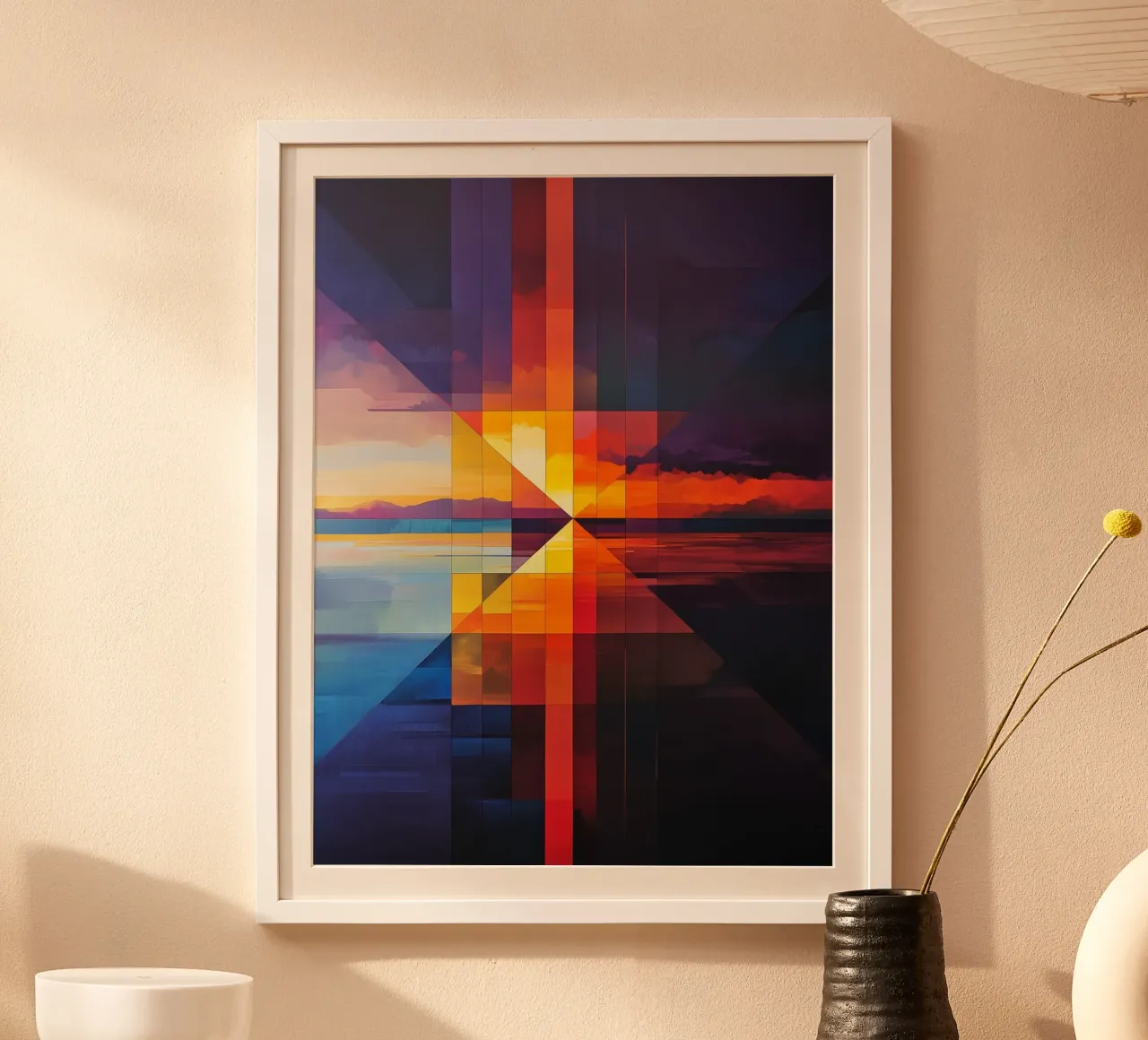 Landshapes 2 poster con telaio in alluminio da The Quiet Senju