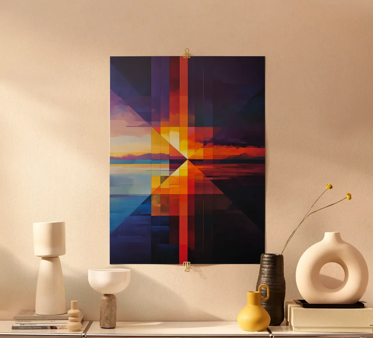 Landshapes 2 poster con telaio in alluminio da The Quiet Senju