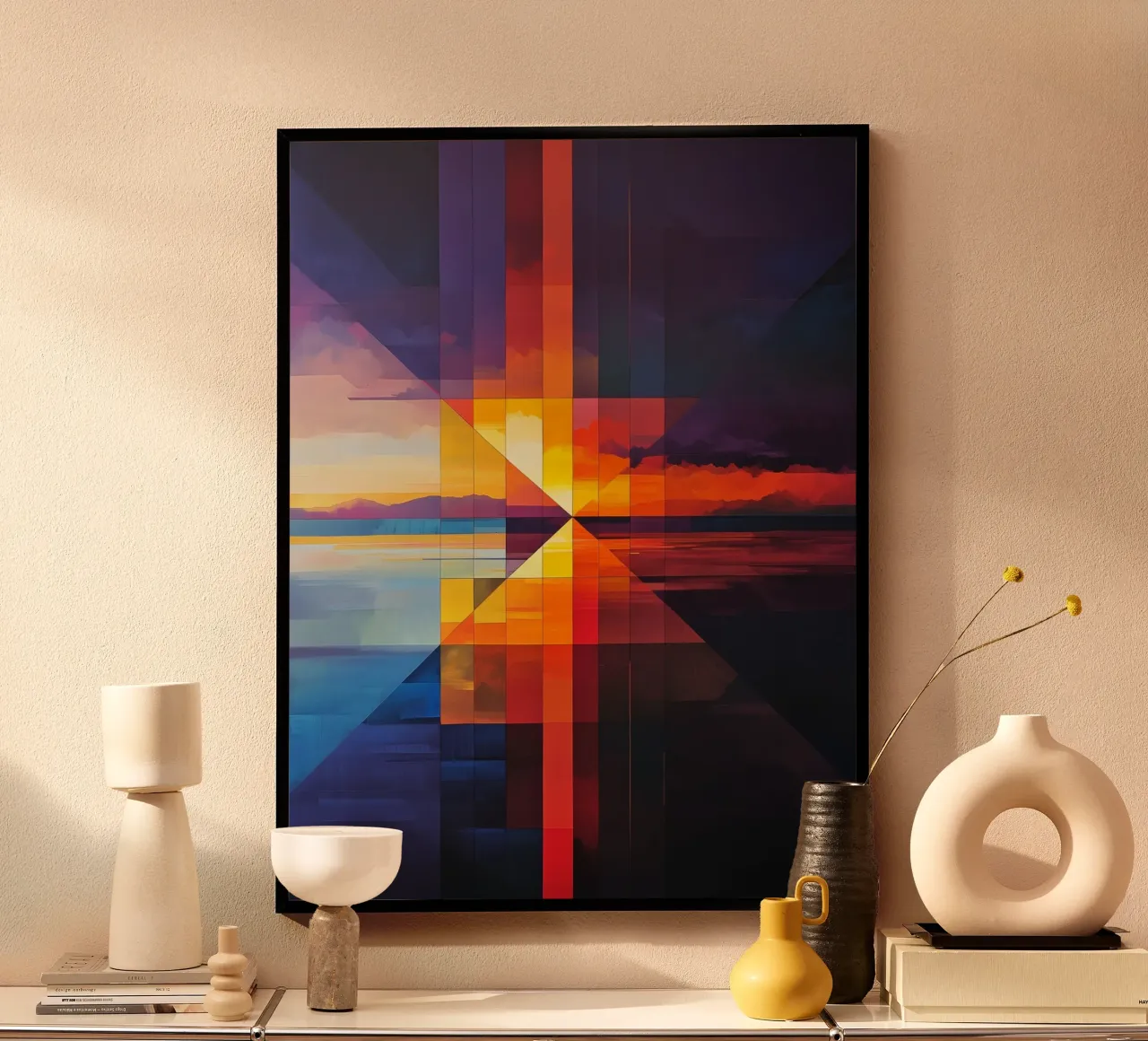Landshapes 2 poster con telaio in alluminio da The Quiet Senju