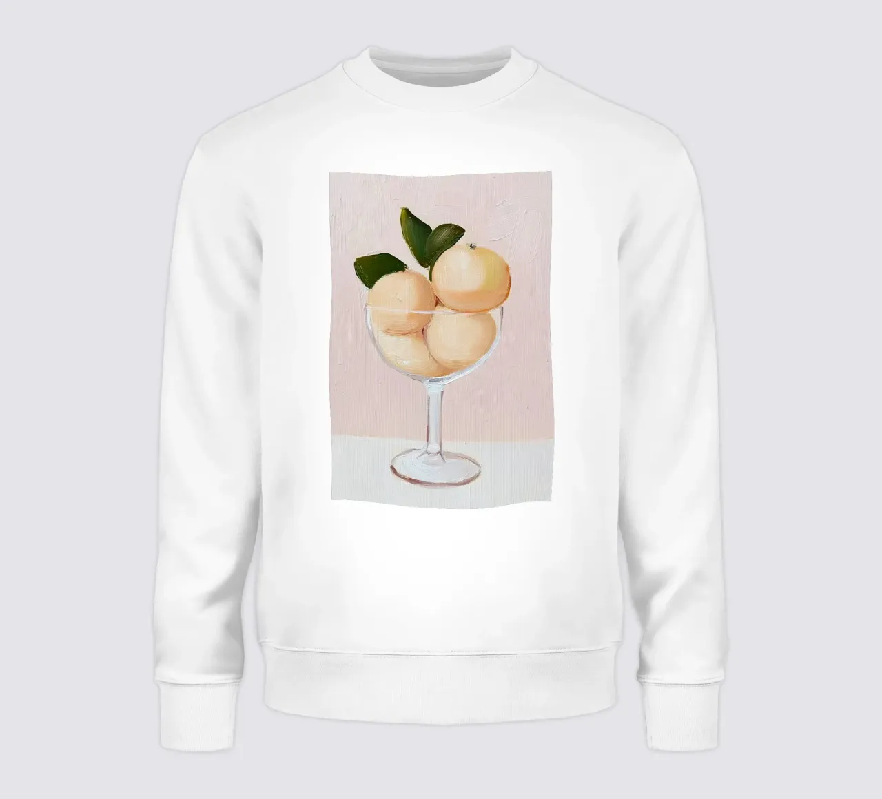 Zitrone drucken, rosa Poster, Zitrone Wanddekoration, Reise-Poster Sweatshirt von Little Lila