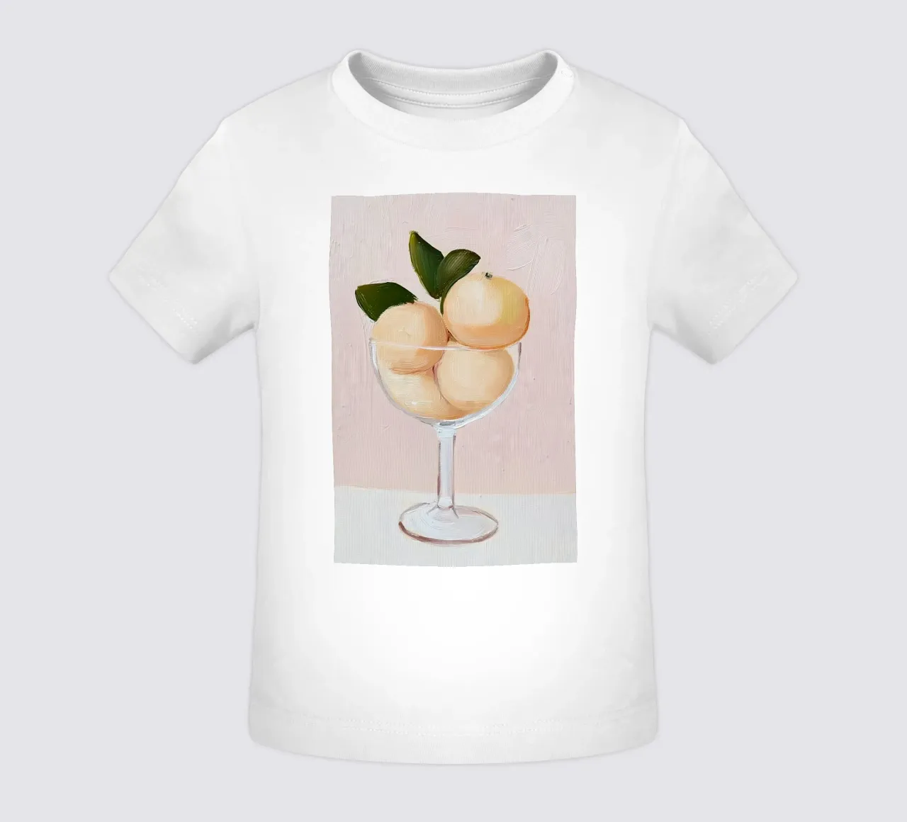 Lemon Print, Pink Poster, Lemon Wall Decor, Travel Poster baby t-shirt by Little Lila