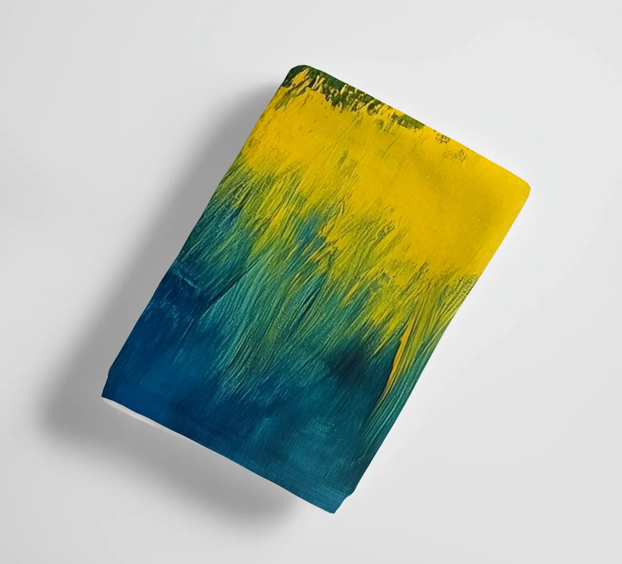 Modern abstraction landscape towel by Justyna Jaszke JBJart