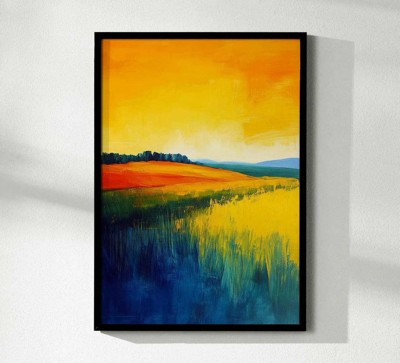 Paesaggio moderno di astrazione poster da Justyna Jaszke JBJart