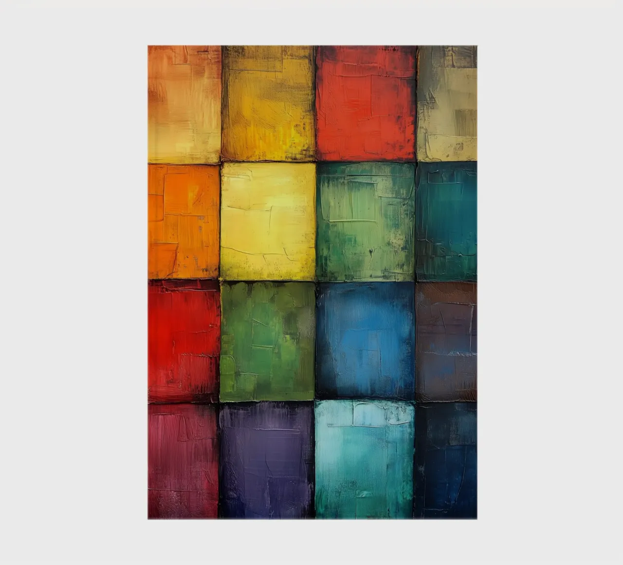 Modern abstraction shapes and colors notebook by Justyna Jaszke JBJart