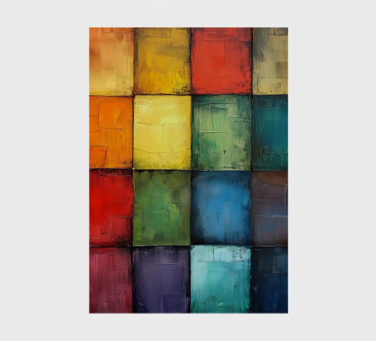 Modern abstraction shapes and colors notebook by Justyna Jaszke JBJart