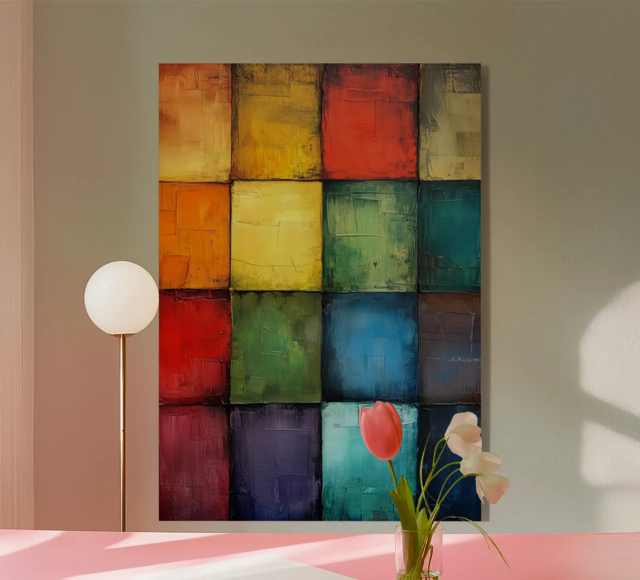 Astrazione moderna forme e colori plexiglass da Justyna Jaszke JBJart
