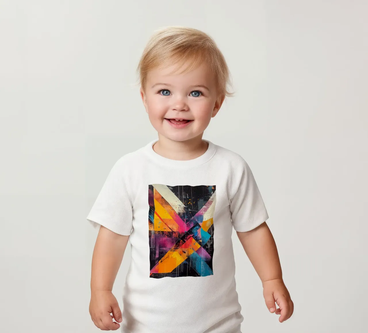 Astrazione moderna forme e colori maglietta neonato da Justyna Jaszke JBJart