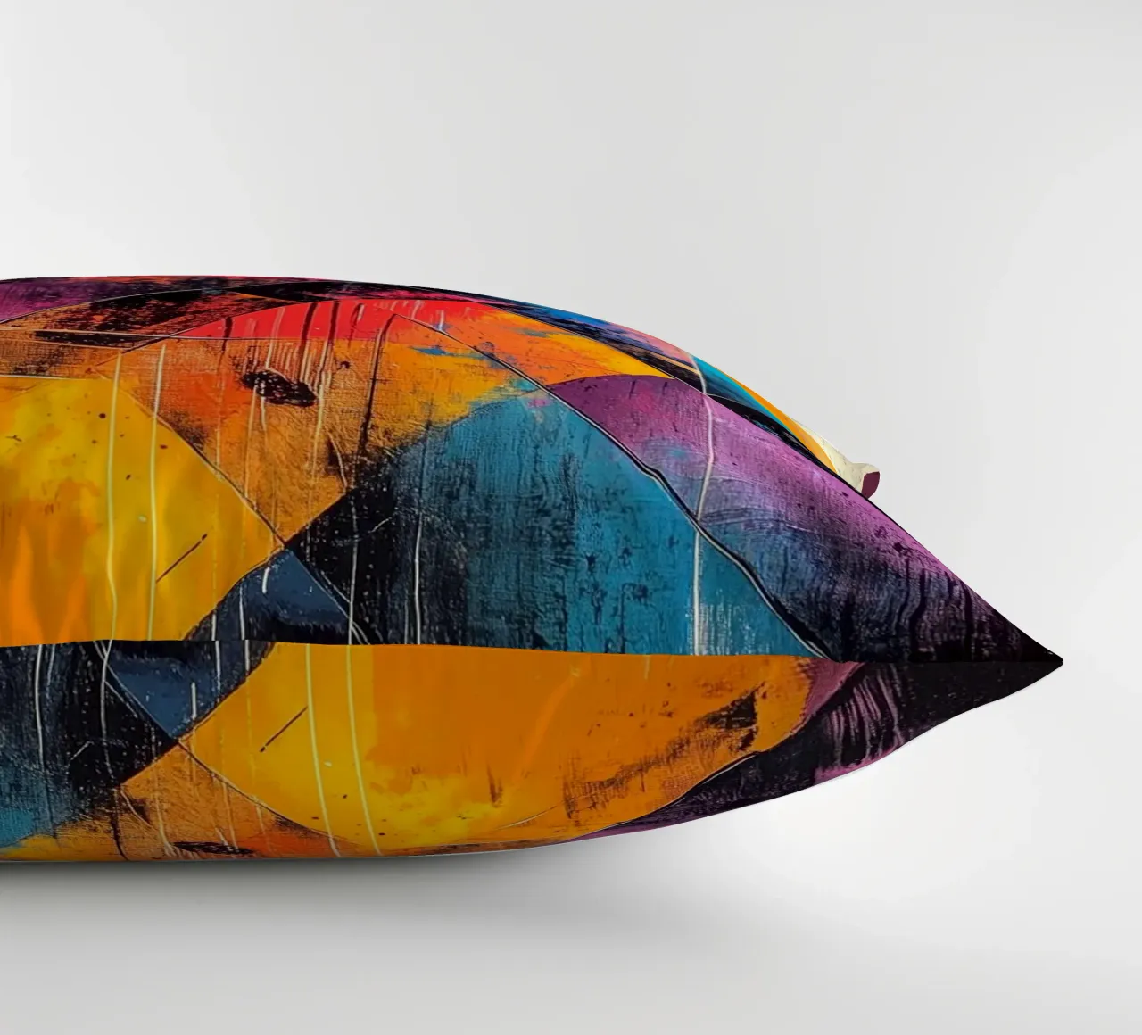 Astrazione moderna forme e colori cuscino da Justyna Jaszke JBJart