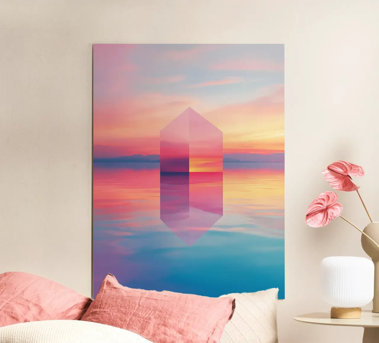 Landshapes 3 poster con telaio in alluminio da The Quiet Senju