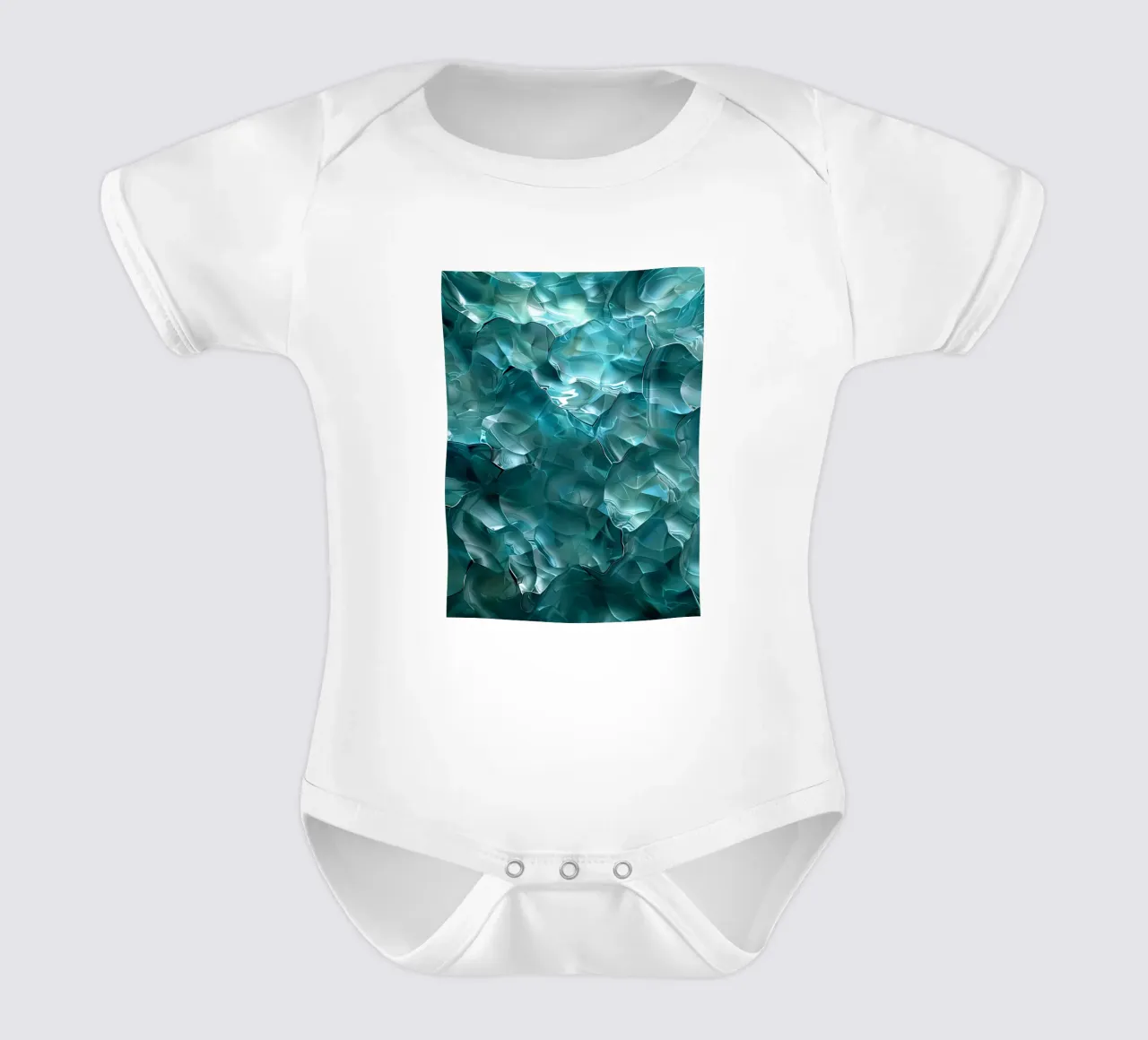 Shapes of water 2 body neonato maniche corte da The Quiet Senju