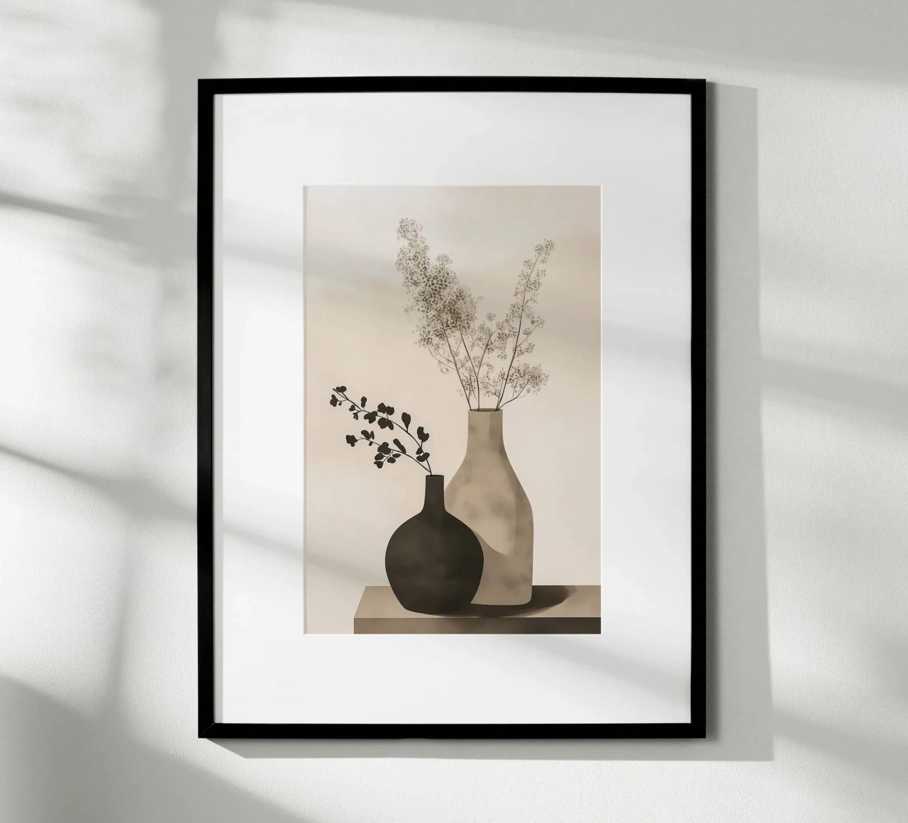 Erdige Pflanzen Harmonie Poster von Carinaprint