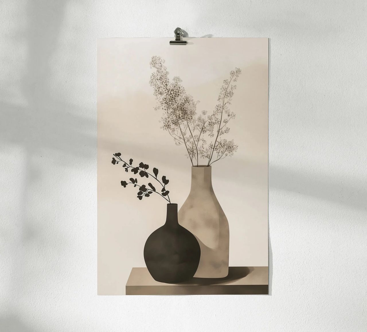 Erdige Pflanzen Harmonie Poster von Carinaprint