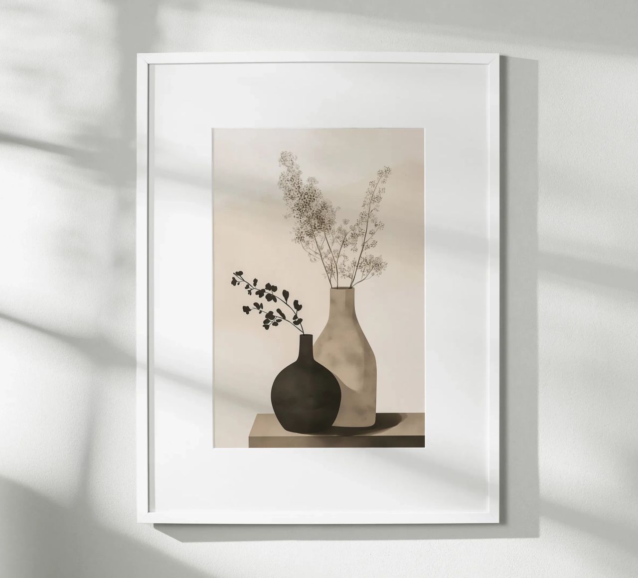 Erdige Pflanzen Harmonie Poster von Carinaprint